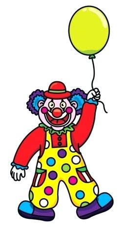 260x480 Drawing Of Clown