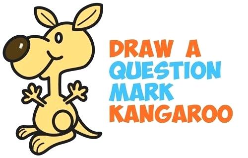 500x318 Steps To Draw A Kangaroo Draw Kangaroo Simple Steps To Draw
