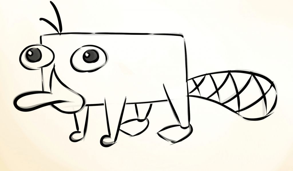 1024x600 Easy Drawing Koala How To Draw Perry The Platypus Pet Version