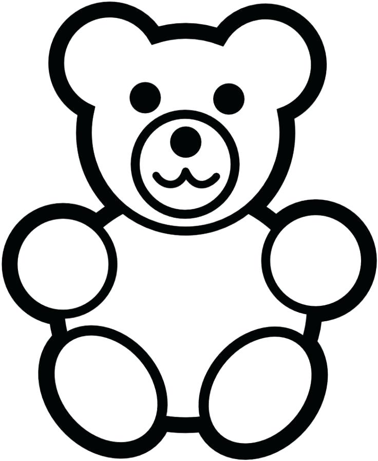 736x897 Simple Drawing Of A Bear How To Draw A Teddy Step Draw Simple