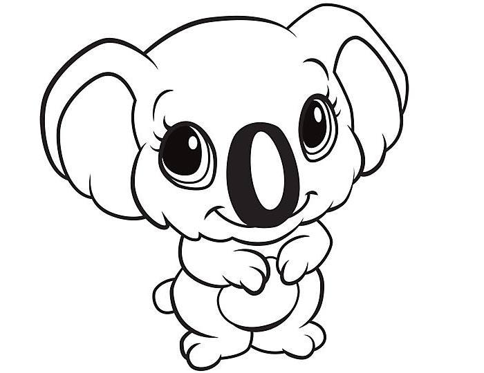 700x540 Simple Koala Drawing At Getdrawings Com Free