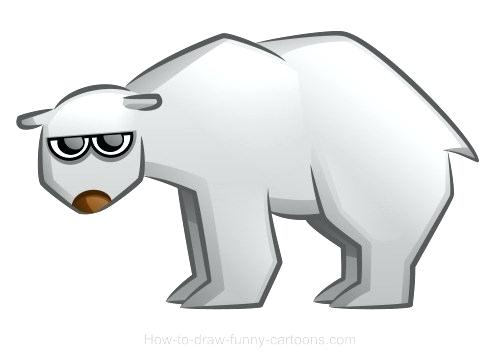 500x360 Drawings Of A Bear Easy Bear Drawing Polar Drawings Sketching