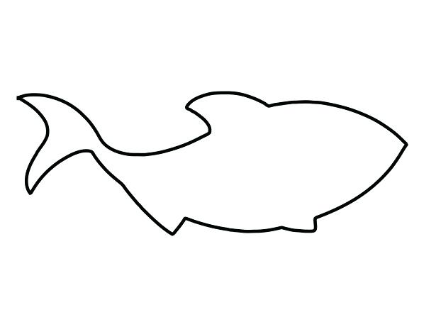 615x461 Simple Fish Outline