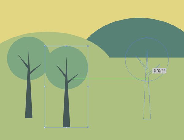 600x456 How To Create A Simple Landscape Scene In Illustrator