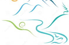 236x157 Mountain Drawing Wallpaper Colour Aesthetic Images Simple Clipart