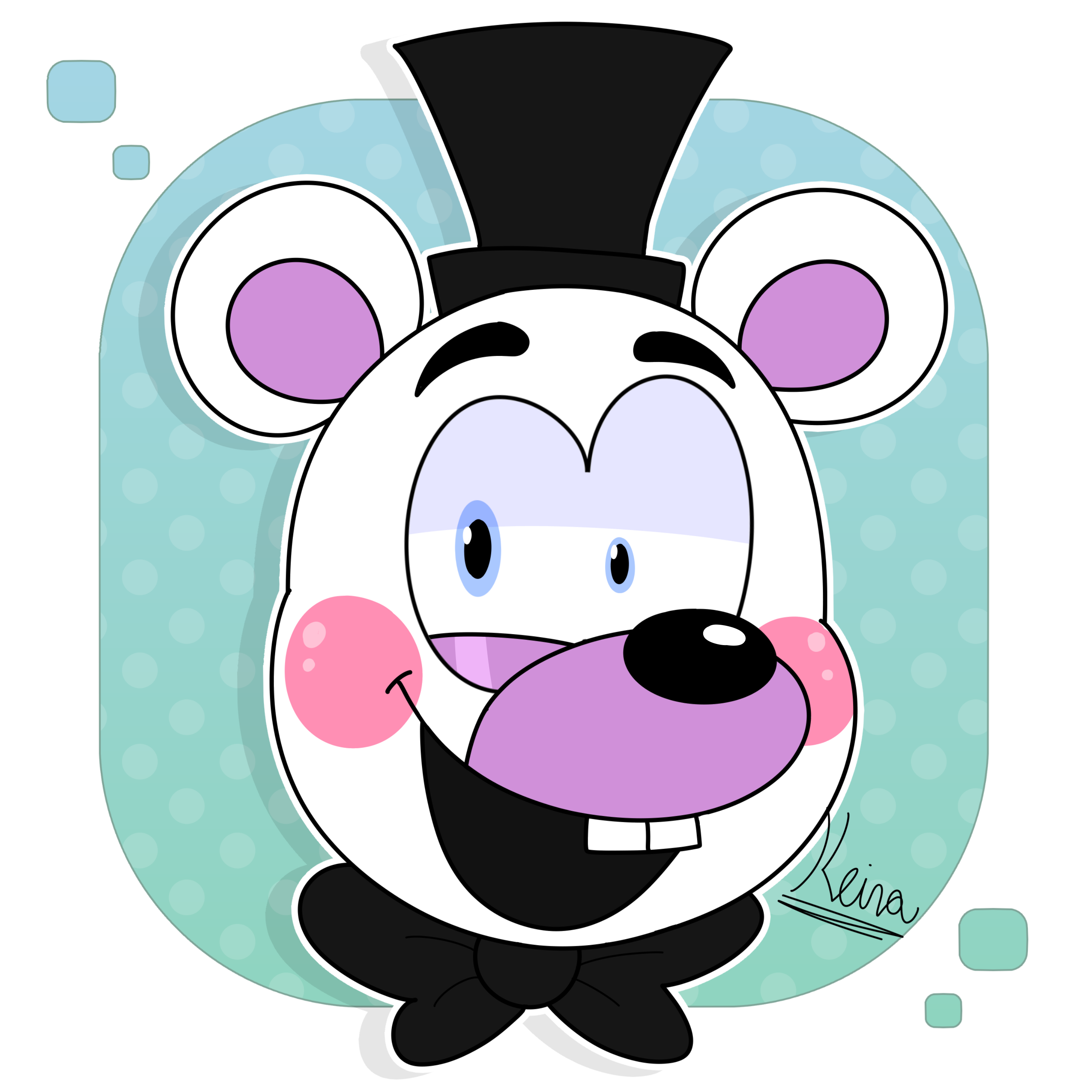 2893x2893 A Simple Drawing Of The Baby Marshmallow Bear Known As Helpy
