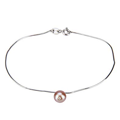 395x395 Sterling Silver Simple Bracelet With Saltwater