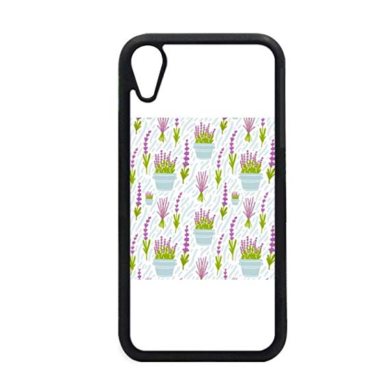 569x569 Lavender Potted Flowers Plant Painting Iphone Xr