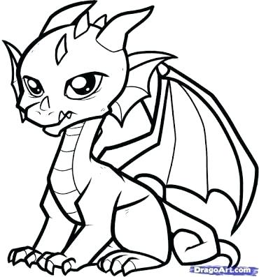 370x397 Dragons That Are Easy To Draw Draw Dragon Easy Dragon Drawing