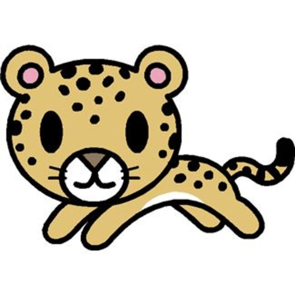 600x600 Simple Leopard Cliparts