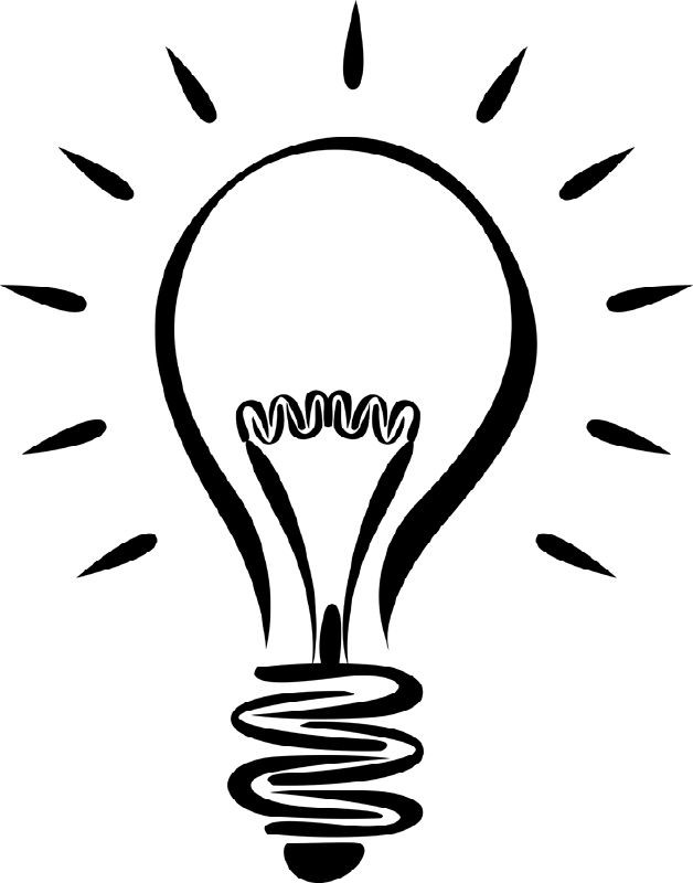 628x800 Light Bulb Idea Clip Art
