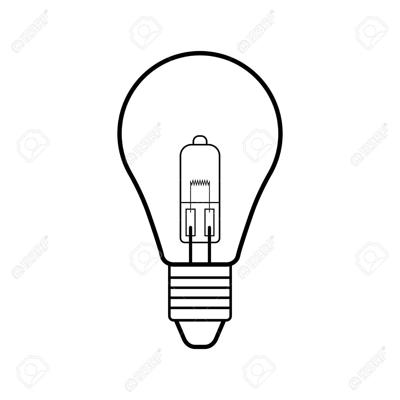 1300x1300 Lightbulb Clipart Line Drawing Frames Illustrations Hd