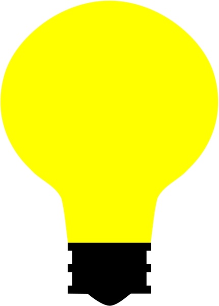430x600 Simple Light Bulb Free Vector In Open Office Drawing