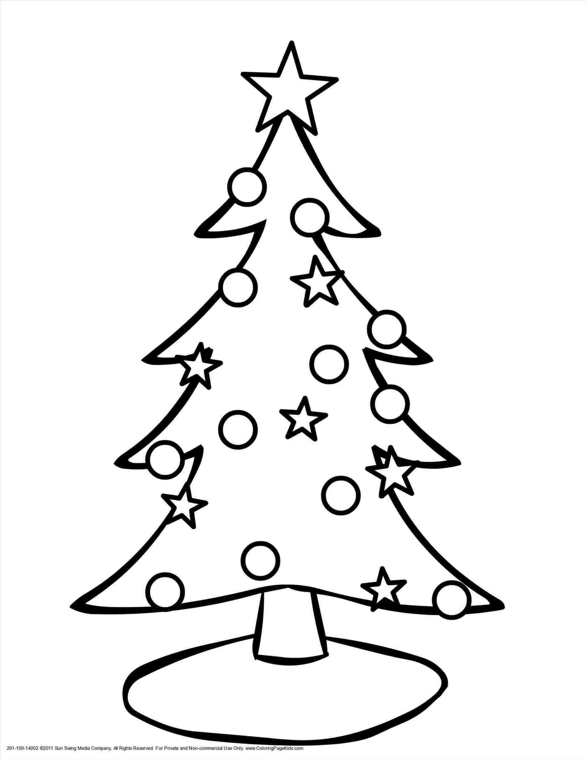 1899x2459 Simple Christmas Tree Line Drawing