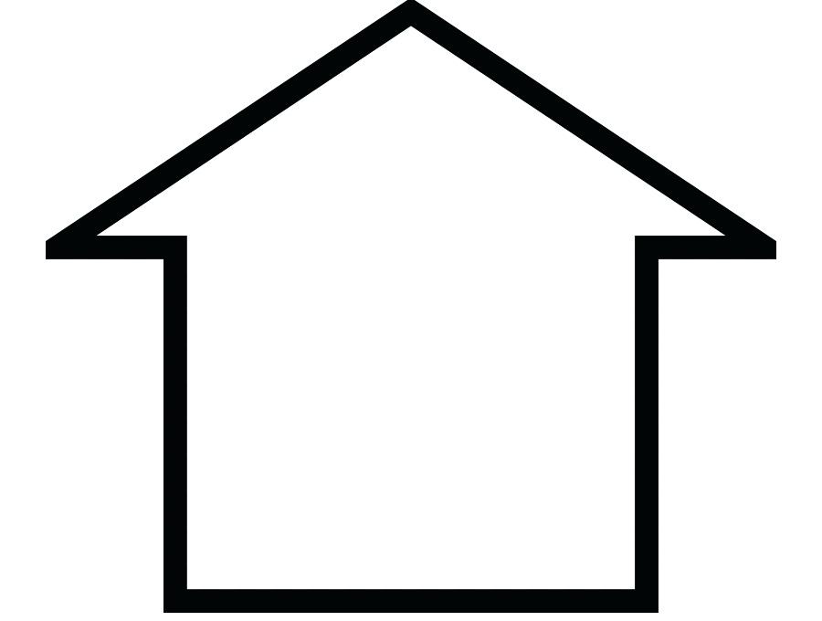 900x680 Simple House Drawing Bedroom With Study Floor Plan