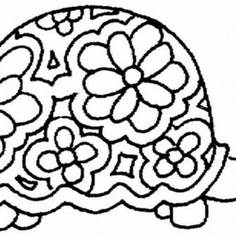 336x336 Aboriginal Turtle Drawing Python A House Cute Simple Ninja Black