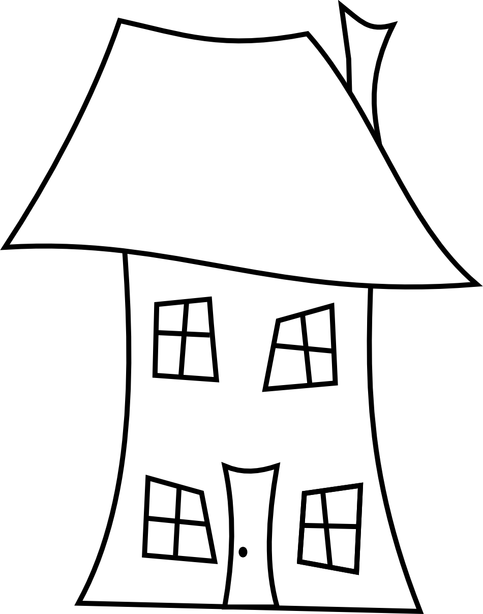 Simple Line Drawing Of A House Free Download On ClipArtMag