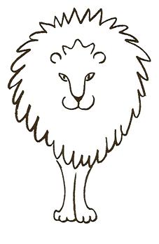 227x349 Huge Collection Of 'lion Drawing Simple' Download More Than
