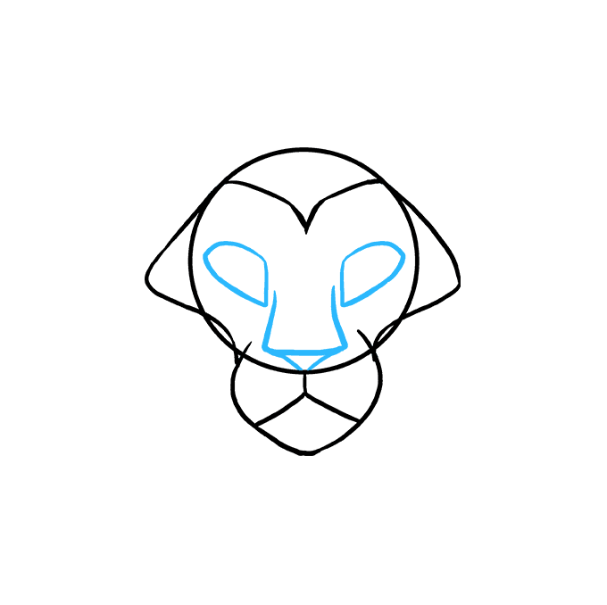 680x678 How To Draw A Lion Head