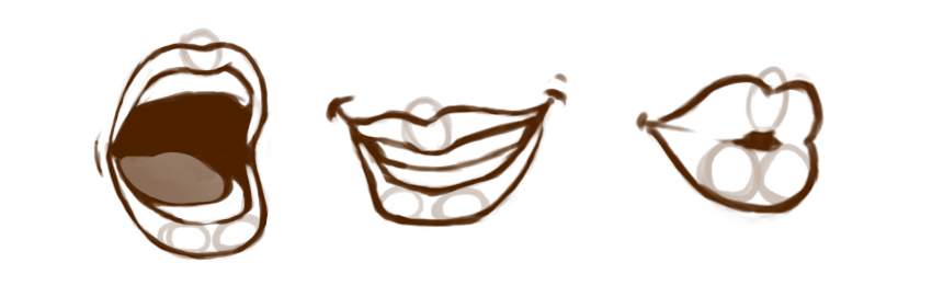 850x271 How To Draw Cartoon Mouths