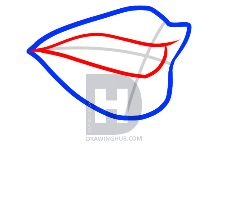 745x720 How To Draw A Vampire Mouth, Vampire Mouth, Step