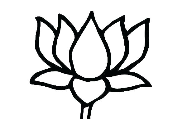 600x425 Lotus Flower Coloring