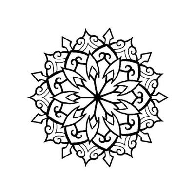 400x400 Simple Mandala