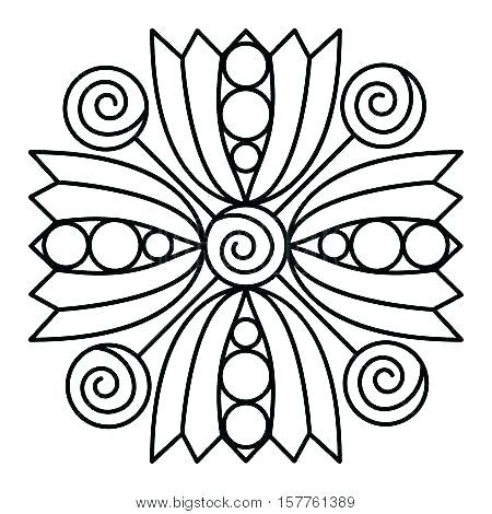 450x470 Simple Mandala Coloring Pages Mandala Coloring Pages Kids Simple