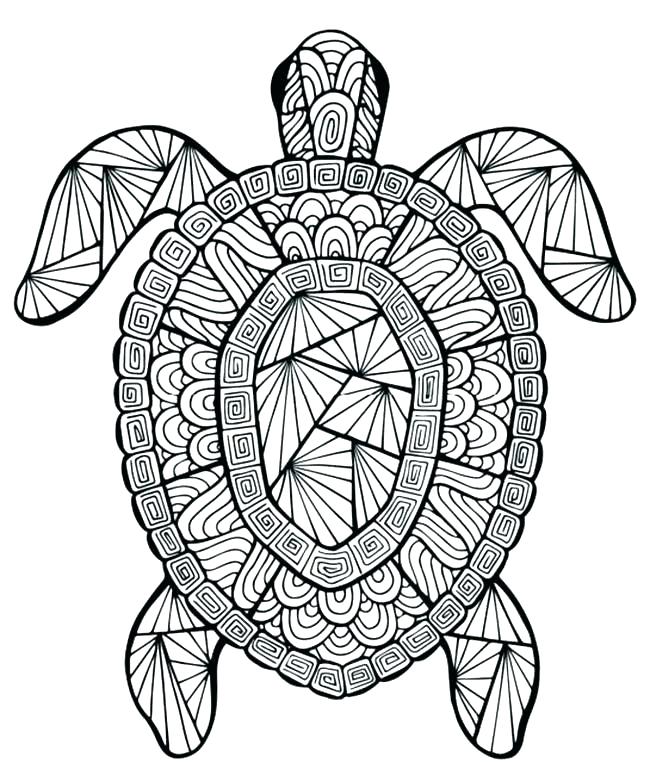 650x775 Free Simple Mandala Coloring Pages Printable Animal Heart Children