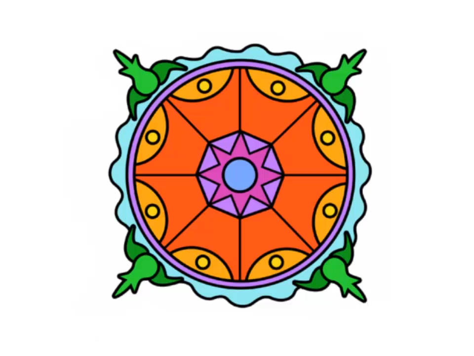 960x720 How To Draw A Mandala Steps