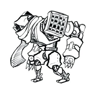 390x370 Ninja Drawings