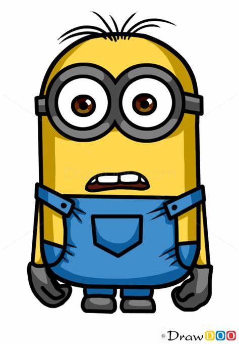 Simple Minion Drawing | Free download on ClipArtMag