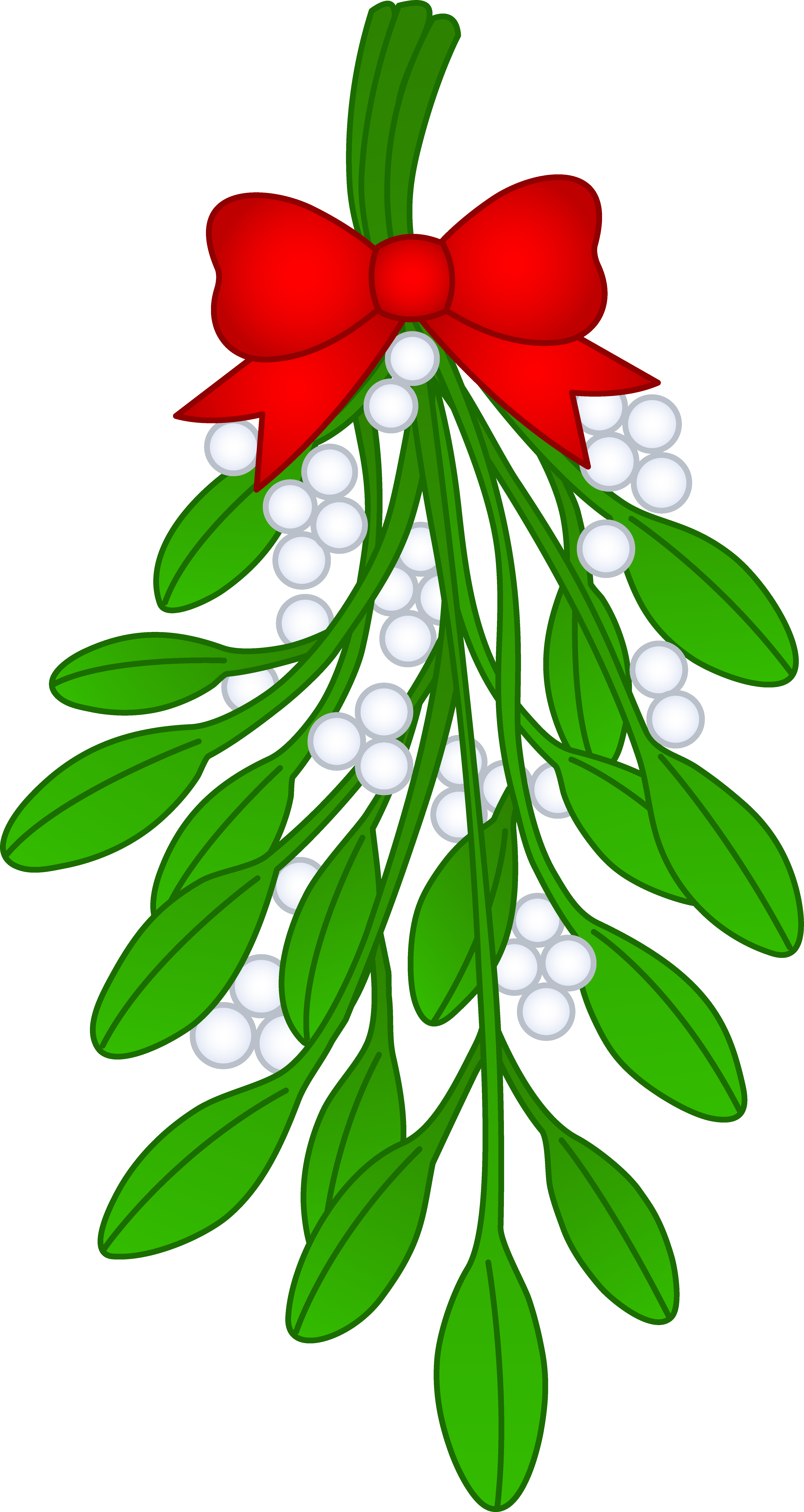 Simple Mistletoe Drawing Free Download On ClipArtMag