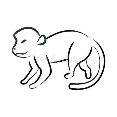 400x400 How To Draw Monkeys Outline Draw Monkey How To Draw A Monkey Face
