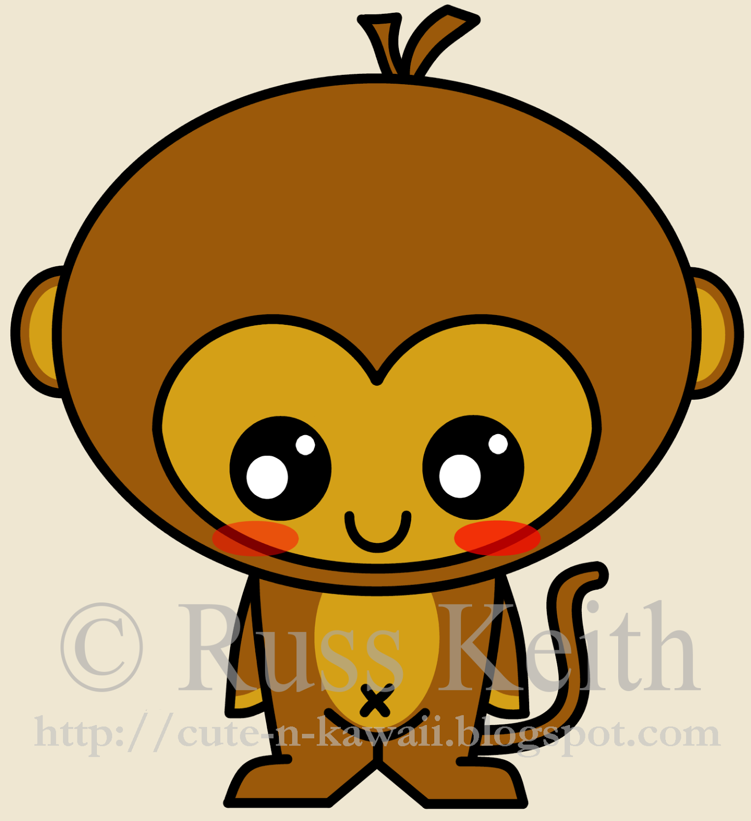 1465x1600 Simple Monkey Face Drawing