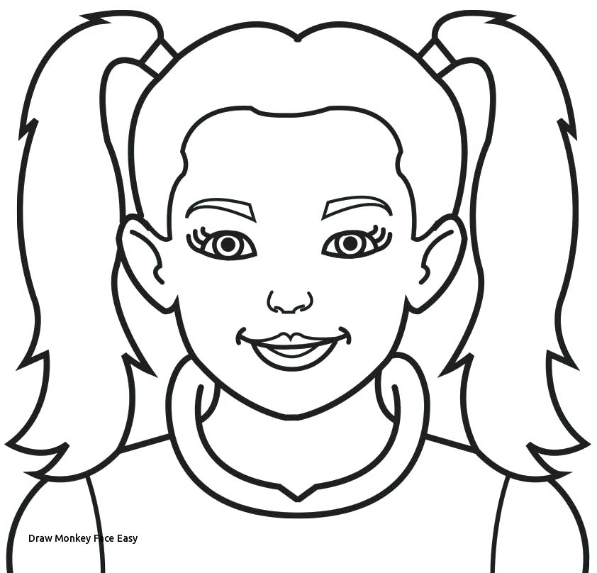 842x808 Easy To Draw Monkeys