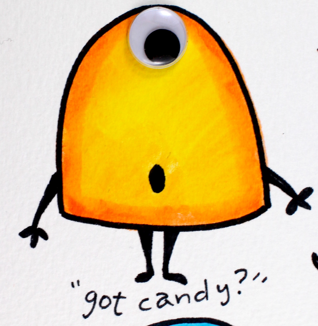 1226x1254 How To Draw A Candy Monster!