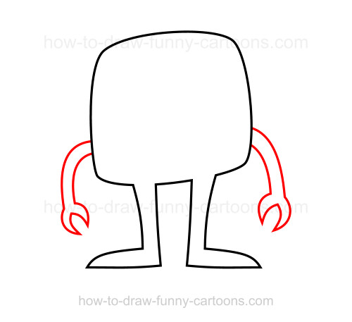 500x457 How To Draw A Monster