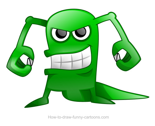 498x406 Monster Drawing