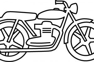 300x200 Simple Motorcycle Clipart Clipart Portal