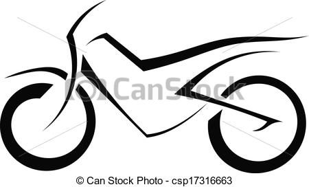 450x272 Stylish Motorcycle Clipart Silhouette Image At Get Drawing Com