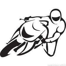 225x225 Collection Of 'motorcycle Rider Drawing' Download More Than