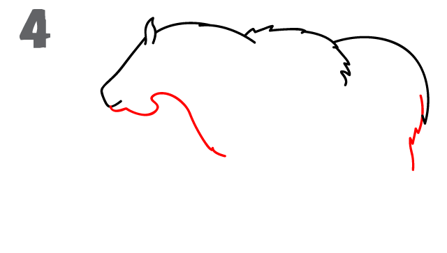 640x363 How To Draw A Mountain Goat