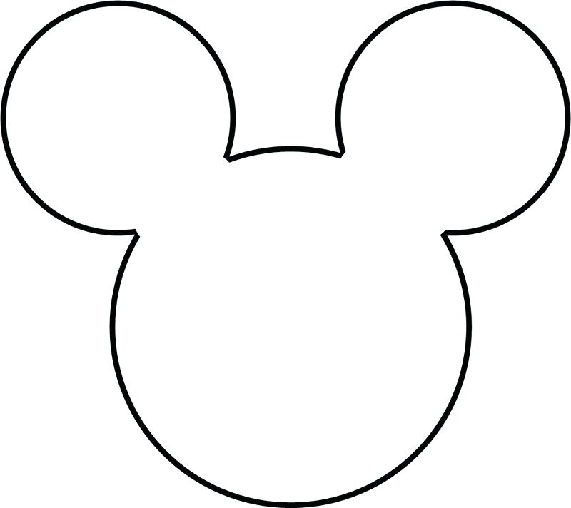 Free Printable Mickey Head Template