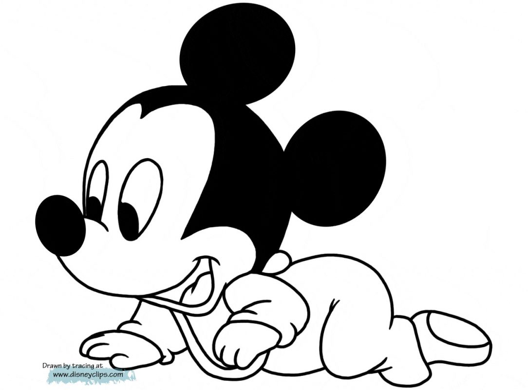 1084x801 Mickey Mouse Tracing Worksheets With Mickey Mouse Coloring Book