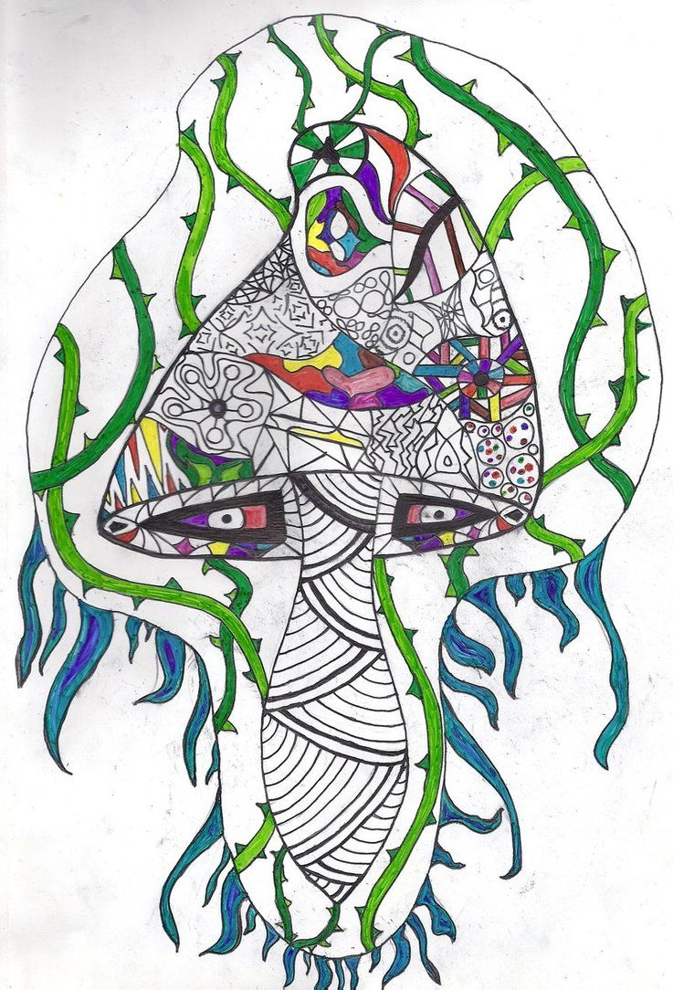 737x1084 Magic Mushroom Drawing Simple Tattoo Design Pictures Psychedelic