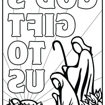 336x336 Baby Jesus Coloring Pages To Print Tags Anime Girl Drawing Angel