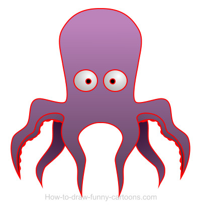 400x412 Drawing An Octopus Cartoon