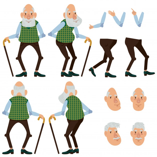 626x626 Old Man Vectors, Photos And Free Download