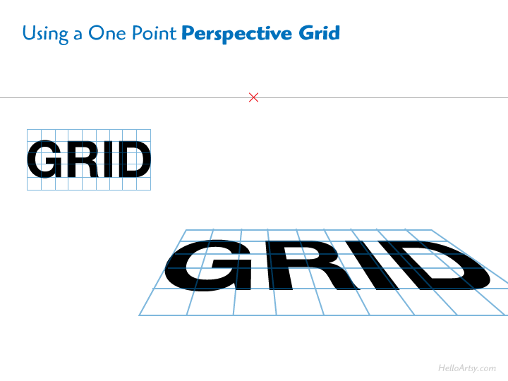 720x540 One Point Perspective Drawing Step